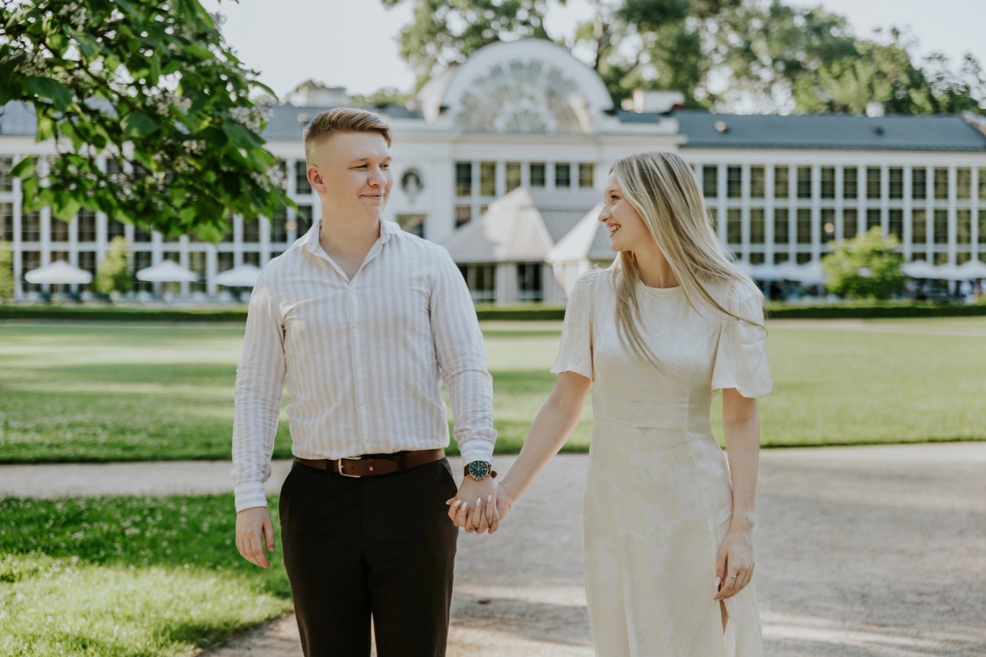 Sesja narzeczeńska Julia & Kacper — Łazienki Królewskie, zdjęcie 9