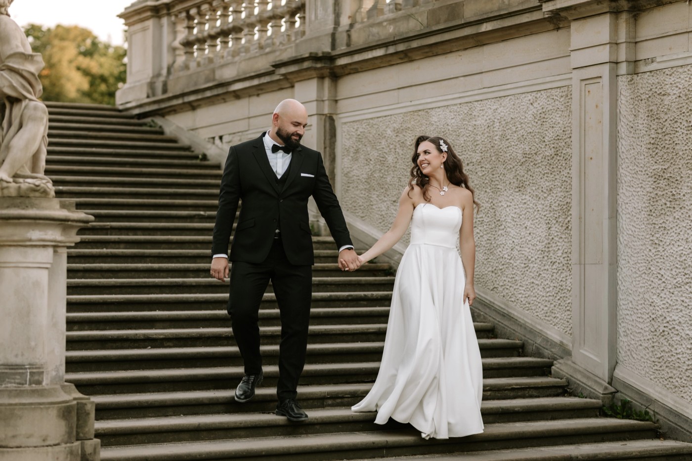 Sesja poślubna Maria & Piotr —  Muzeum Pałacu Króla Jana III w Wilanowie, zdjęcie 16