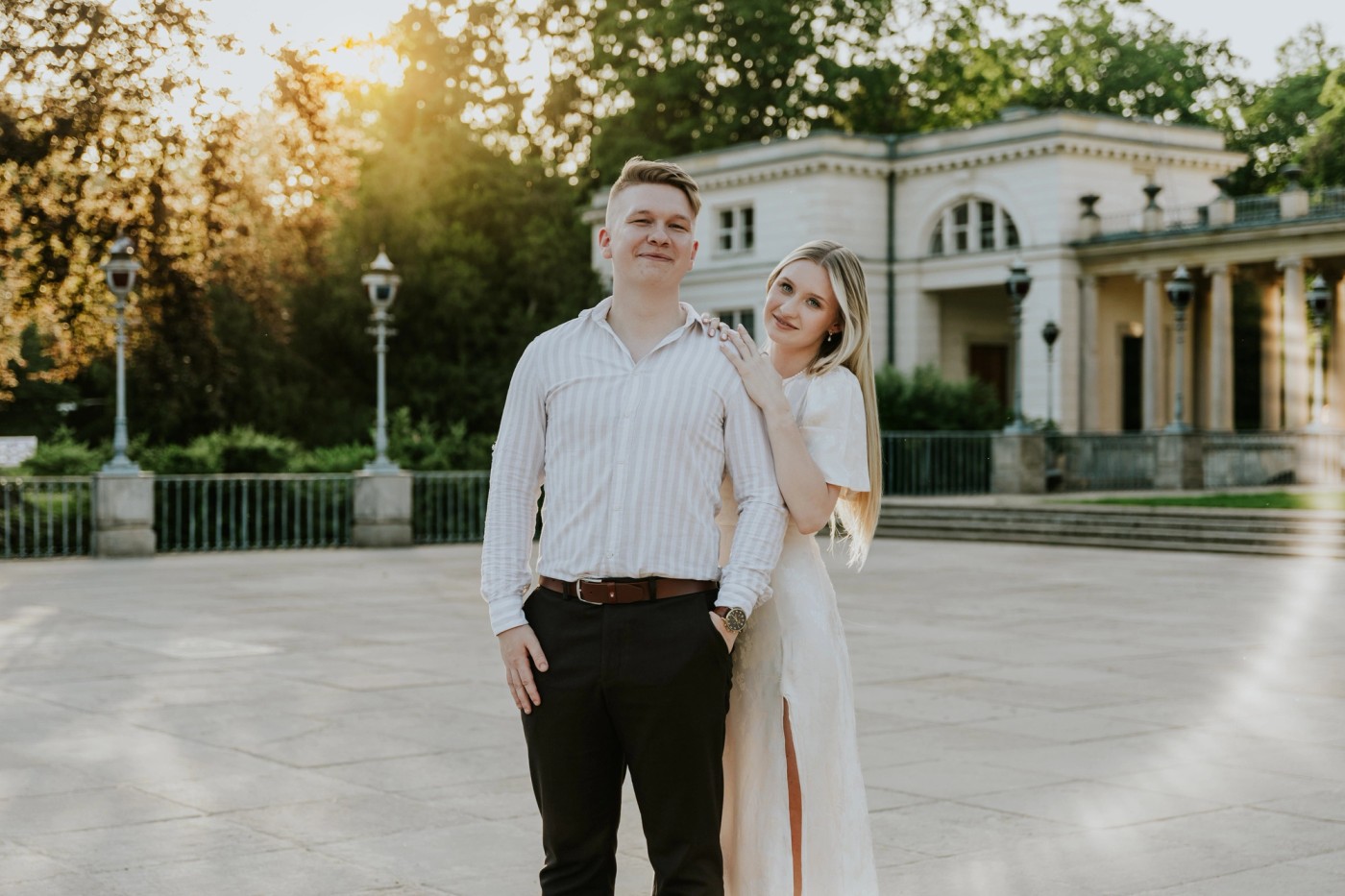 Sesja narzeczeńska Julia & Kacper — Łazienki Królewskie, zdjęcie 36