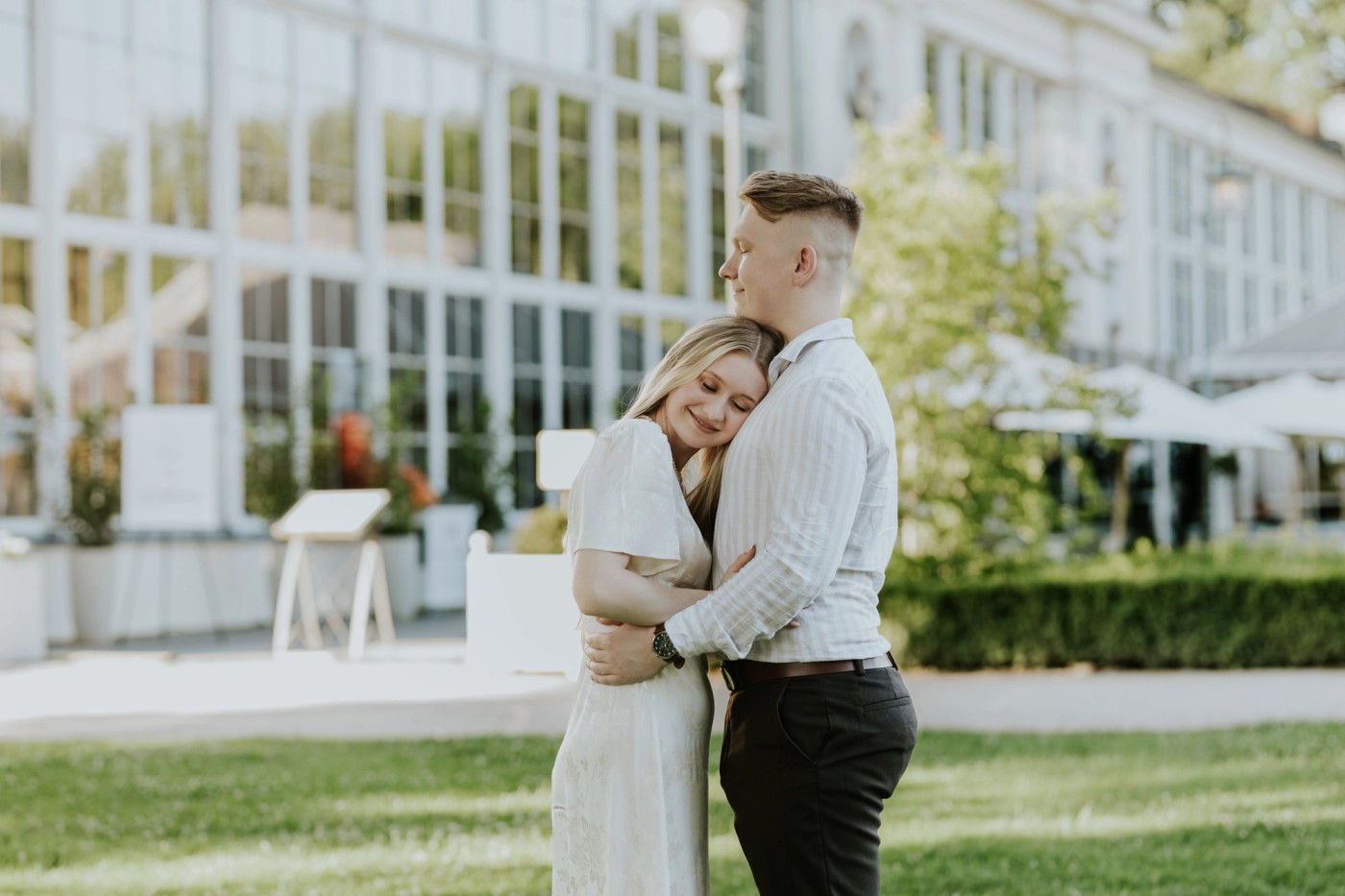Sesja narzeczeńska Julia & Kacper — Łazienki Królewskie, zdjęcie 2