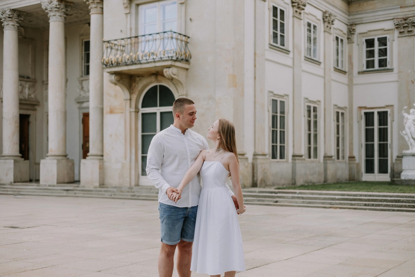 Sesja narzeczeńska Małgorzata & Maciej — Łazienki Królewskie , zdjęcie 8