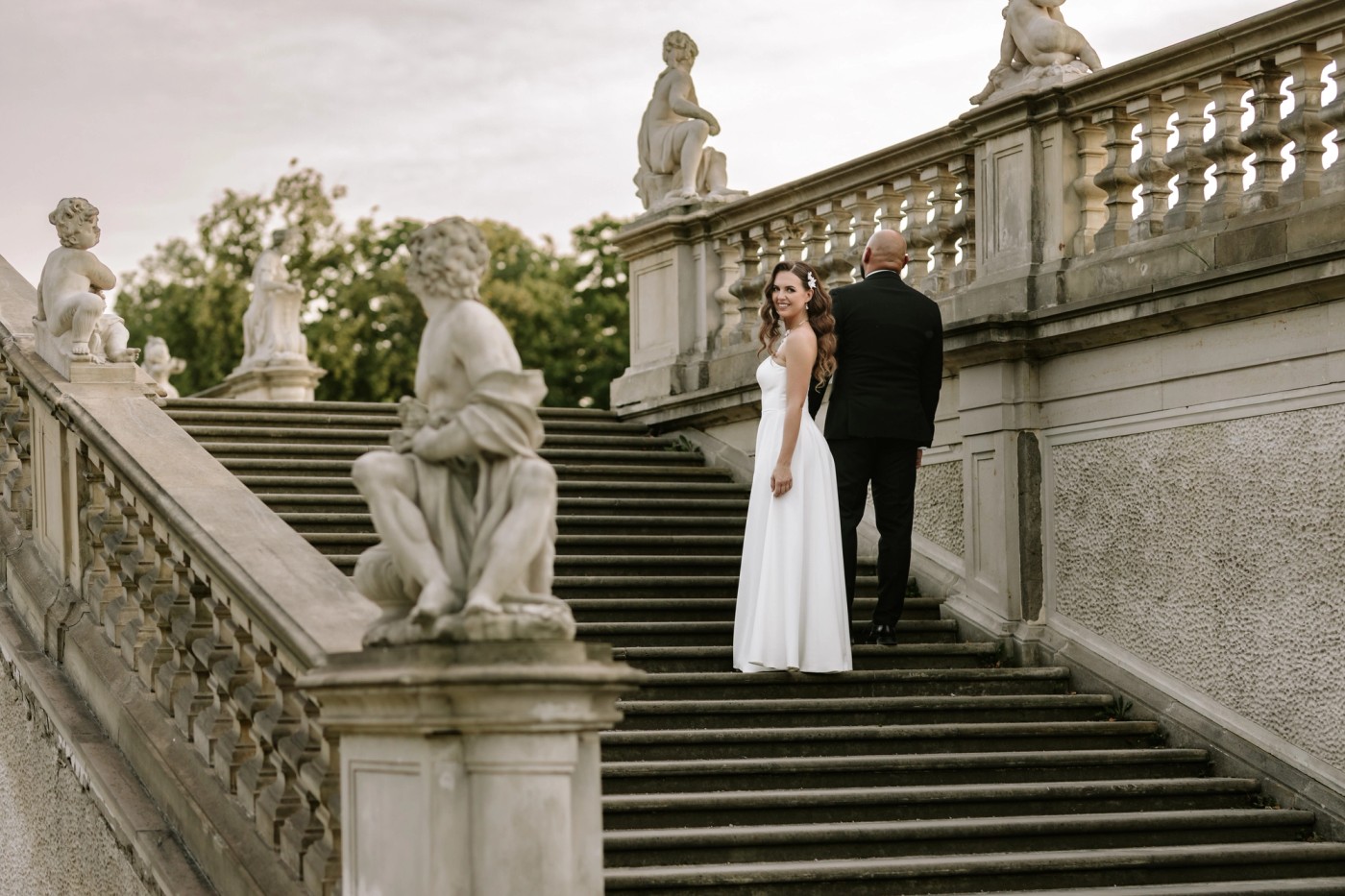 Sesja poślubna Maria & Piotr —  Muzeum Pałacu Króla Jana III w Wilanowie, zdjęcie 15