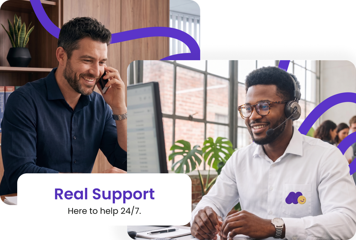 Dedicated account management team supporting a partner