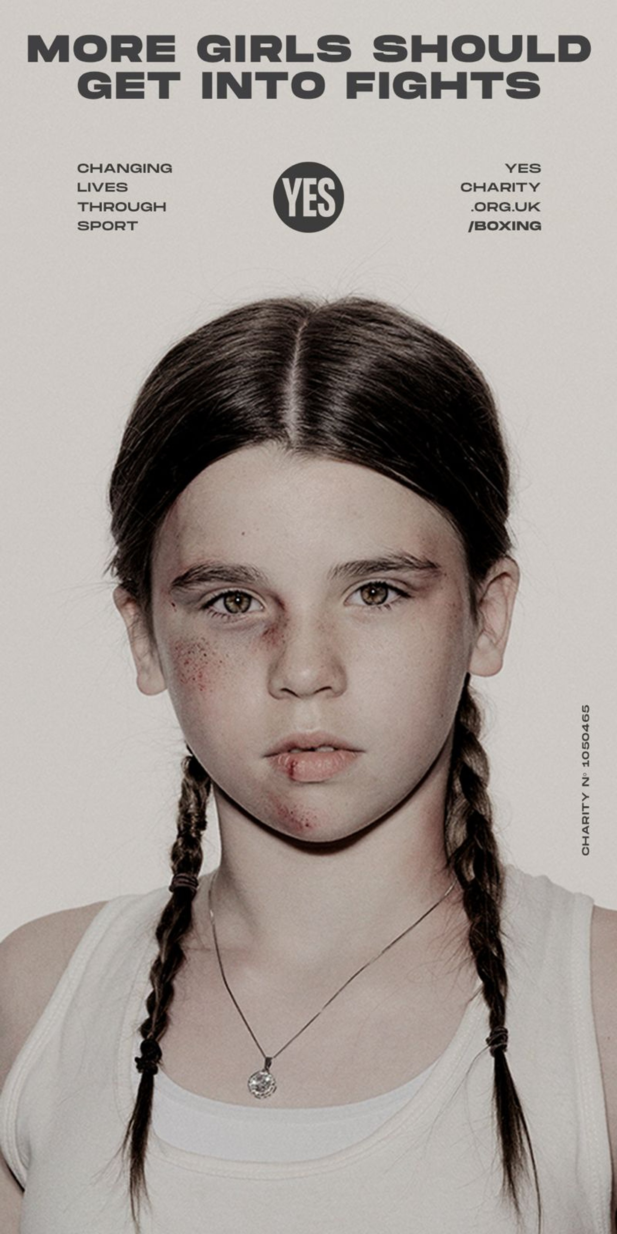 YES! charity portrait of young girl boxer close-up for More Girls Should Get Into Fights