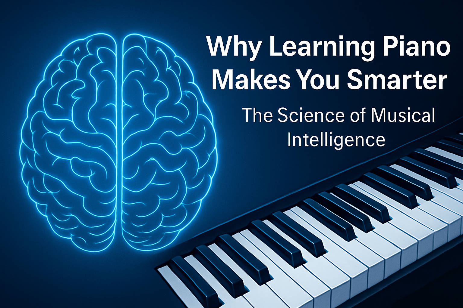 Why Learning Piano Makes You Smarter: the Science of Musical Intelligence.