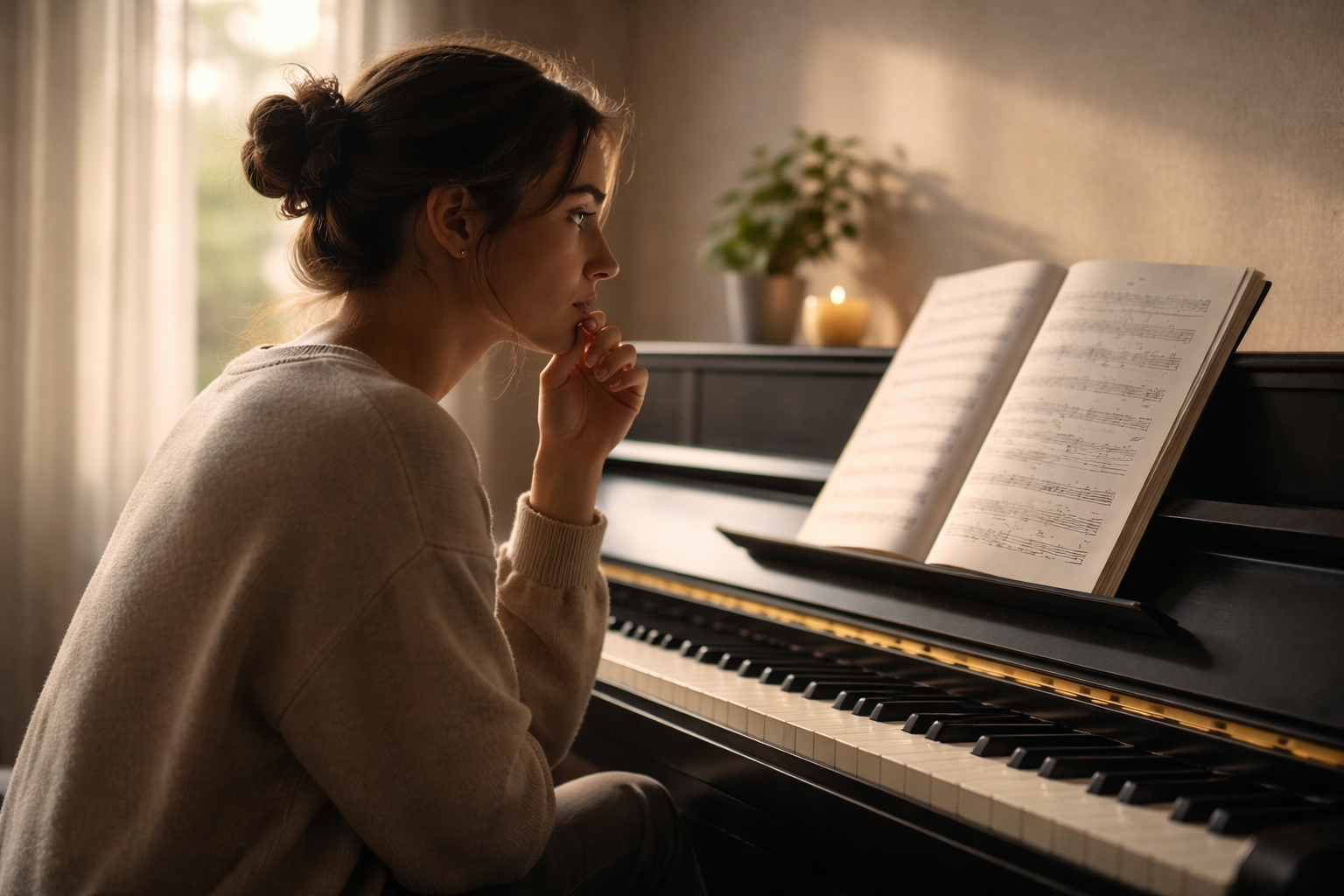 The reason why learning piano gives a person profound concentration in a world that is incessantly distracting is explained.