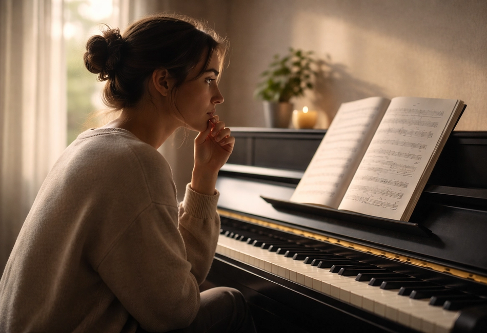 The reason why learning piano gives a person profound concentration in a world that is incessantly distracting is explained.