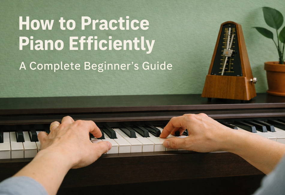 The Piano Practice-How to Practice Efficiently With Minimal Time.