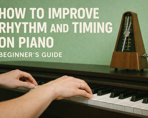 How to play Piano, Rhythm and Timing (Beginner Guide).