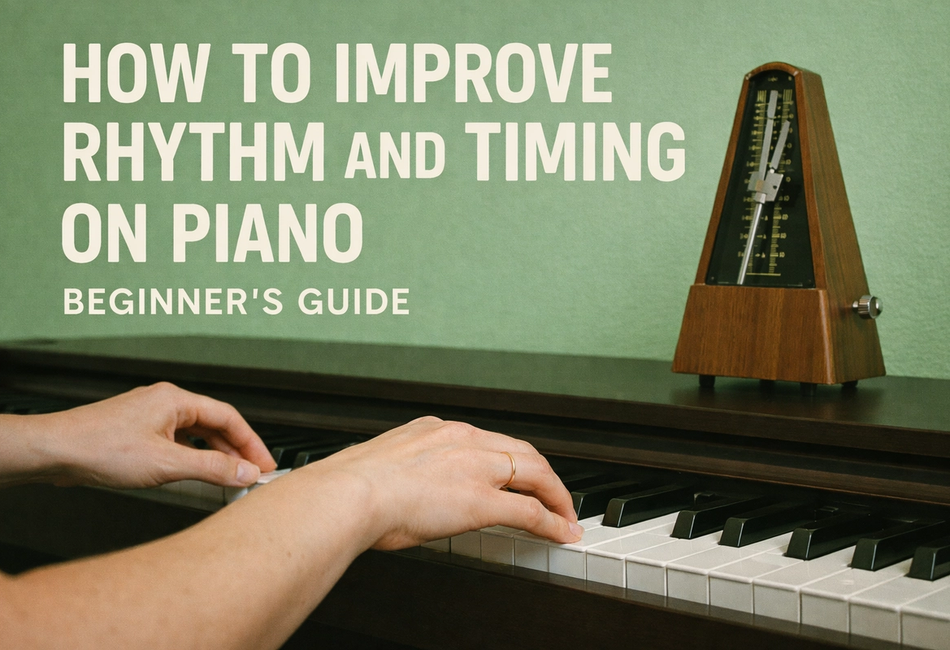 How to play Piano, Rhythm and Timing (Beginner Guide).