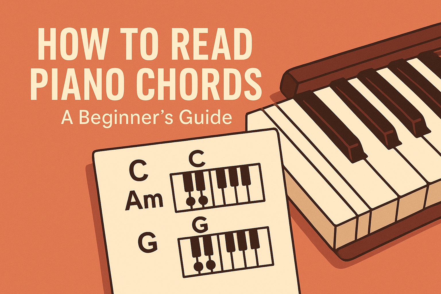 Learning to read piano chords: a basic guide to the beginner.