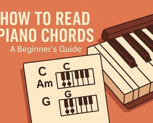 Learning to read piano chords: a basic guide to the beginner.