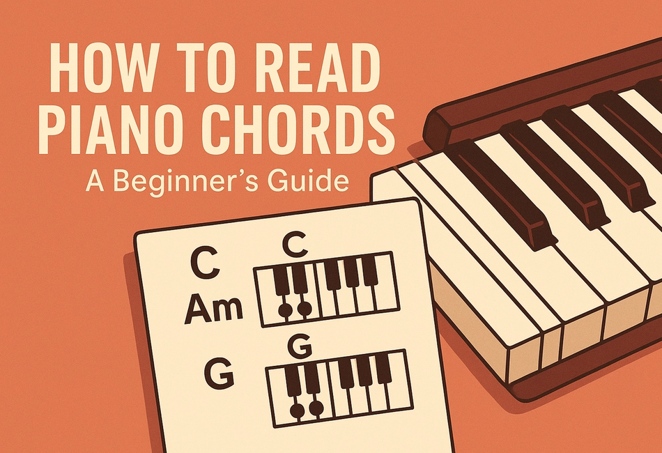 Learning to read piano chords: a basic guide to the beginner.