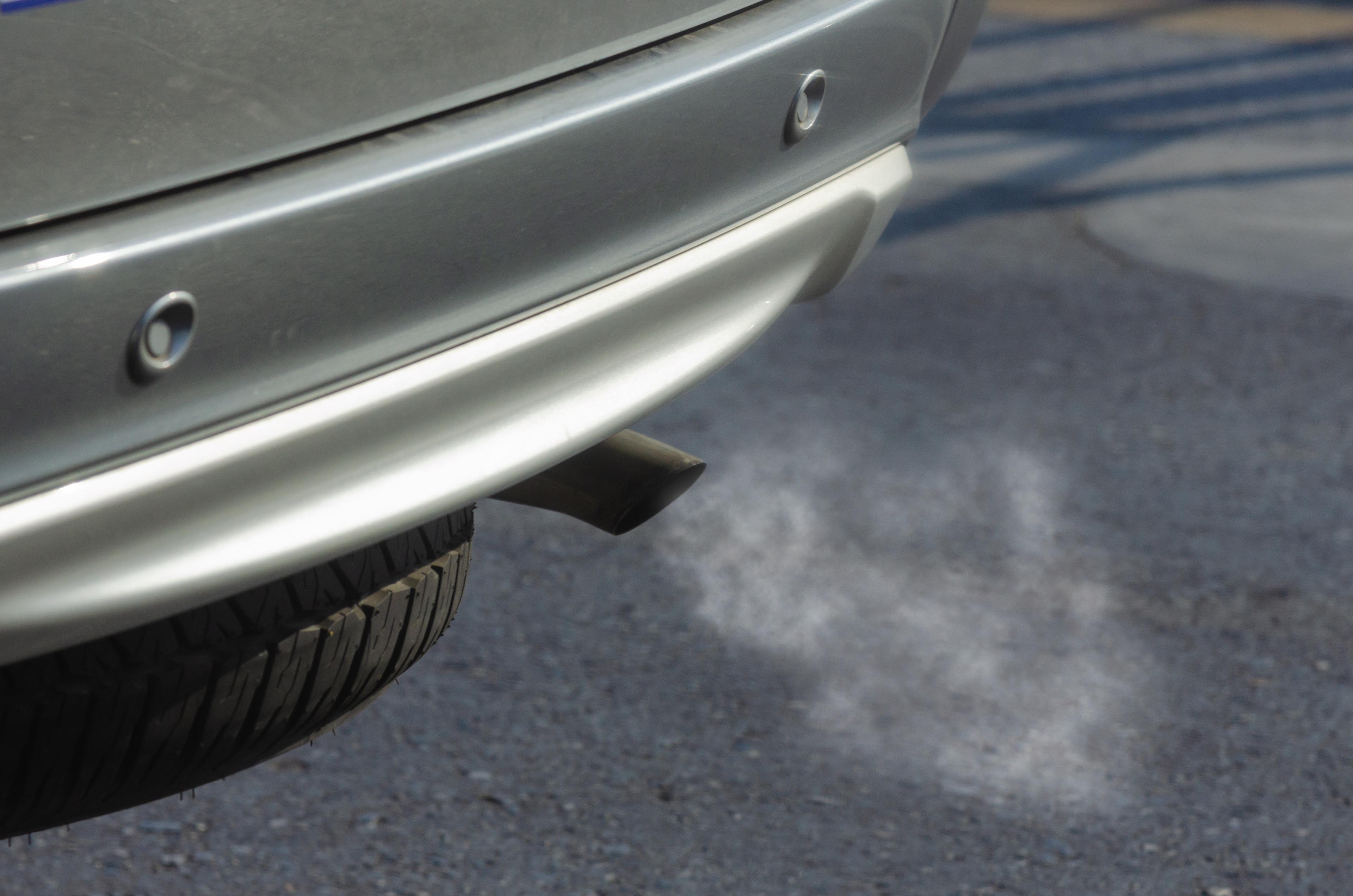Exhaust Fumes from car's exhaust system