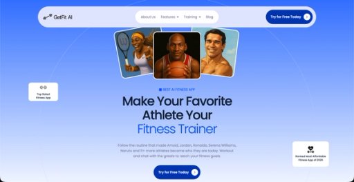 GetFit AI - MyFitnessPal Alternative - Best AI Fitness Trainer App