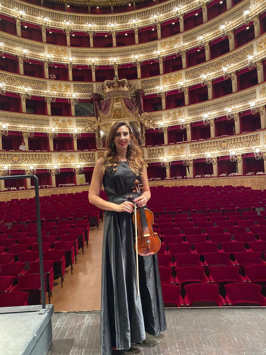 Con il violino in teatro