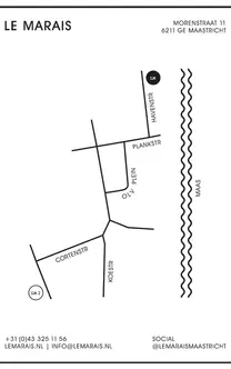 Map Le Marais