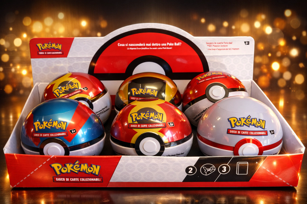 Poké Ball Pokémon – Set Collezionabile con Carte