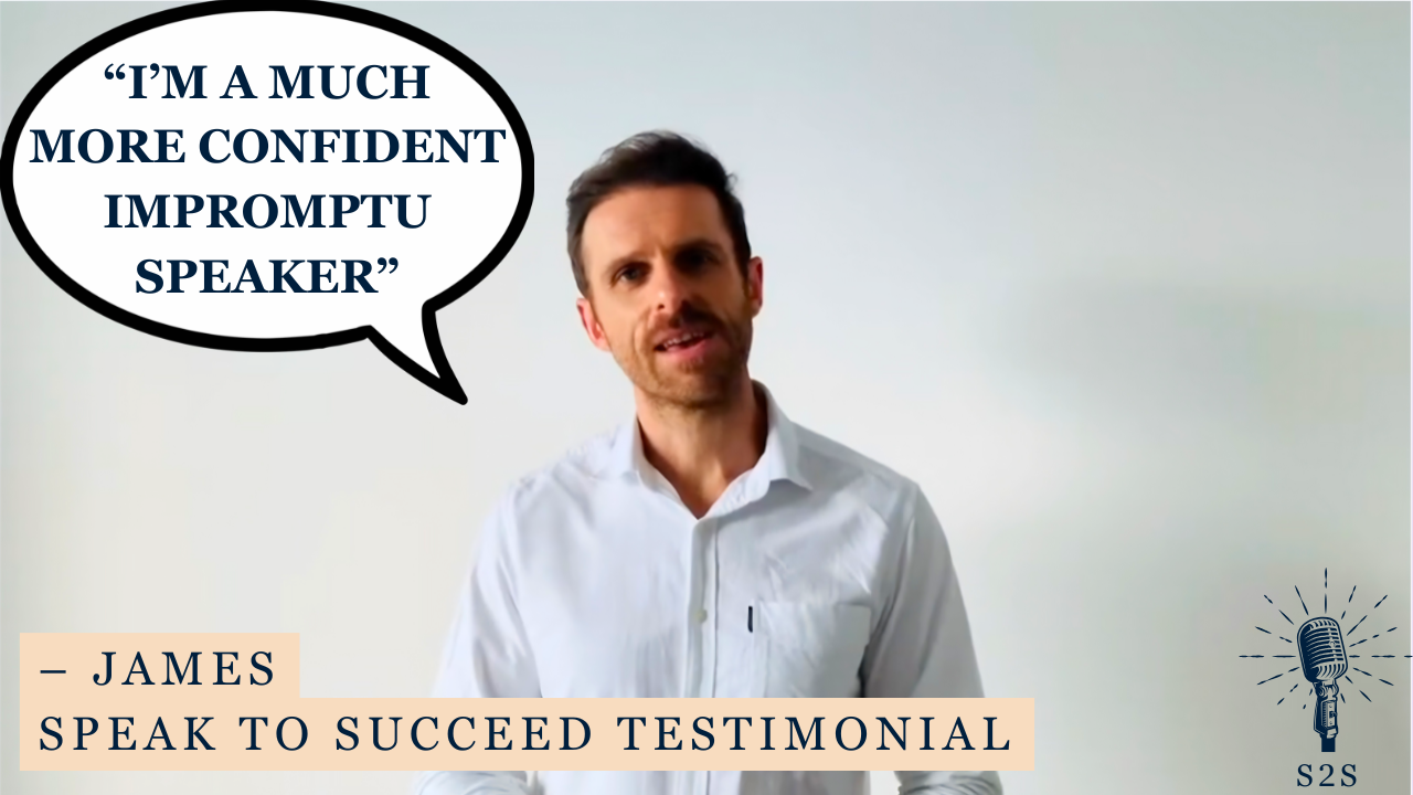 Video testimonial from James A.