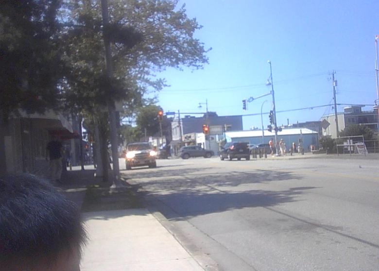 A child’s-eye view photograph