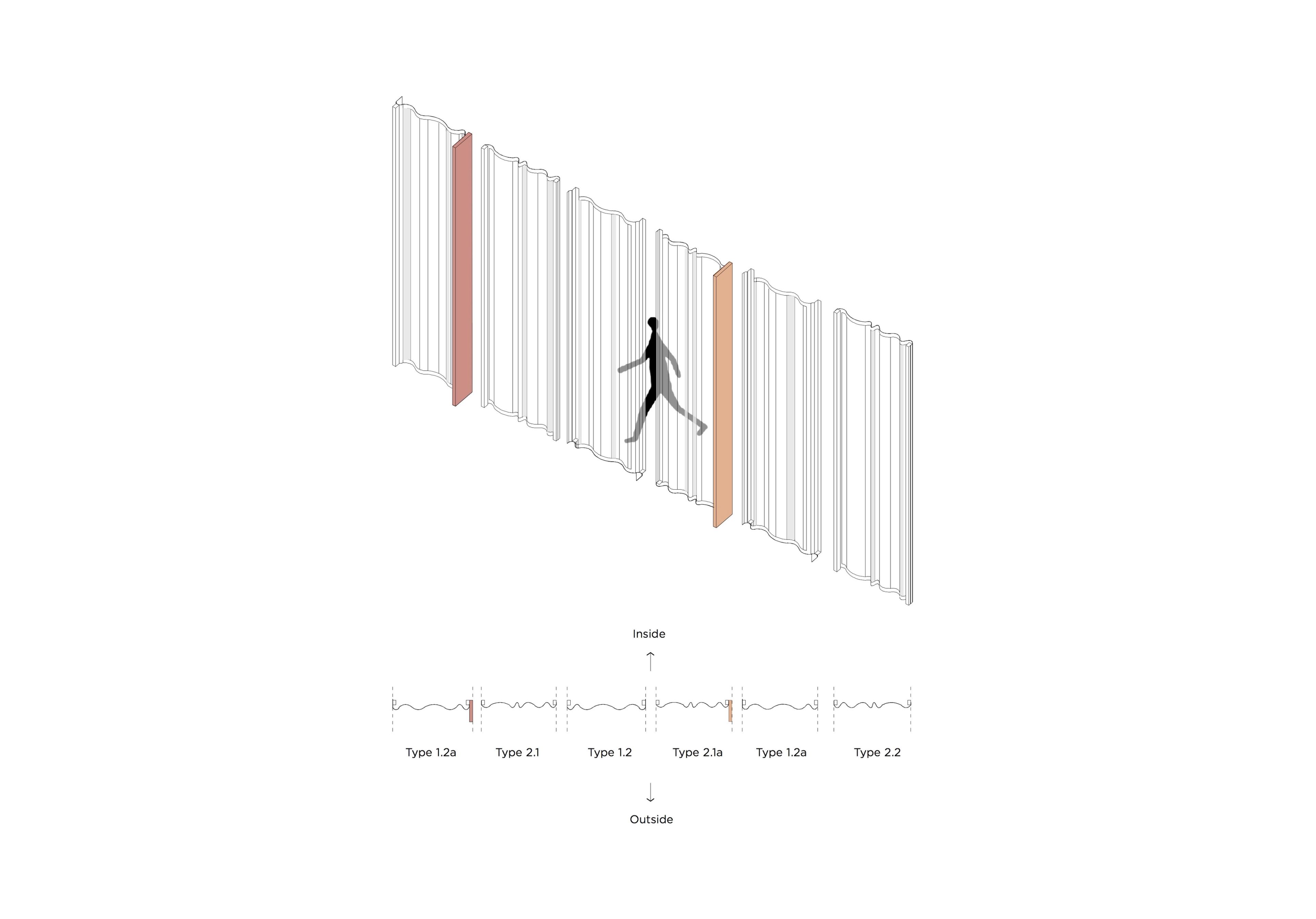Facade study diagrams for Trinity Grammar School.