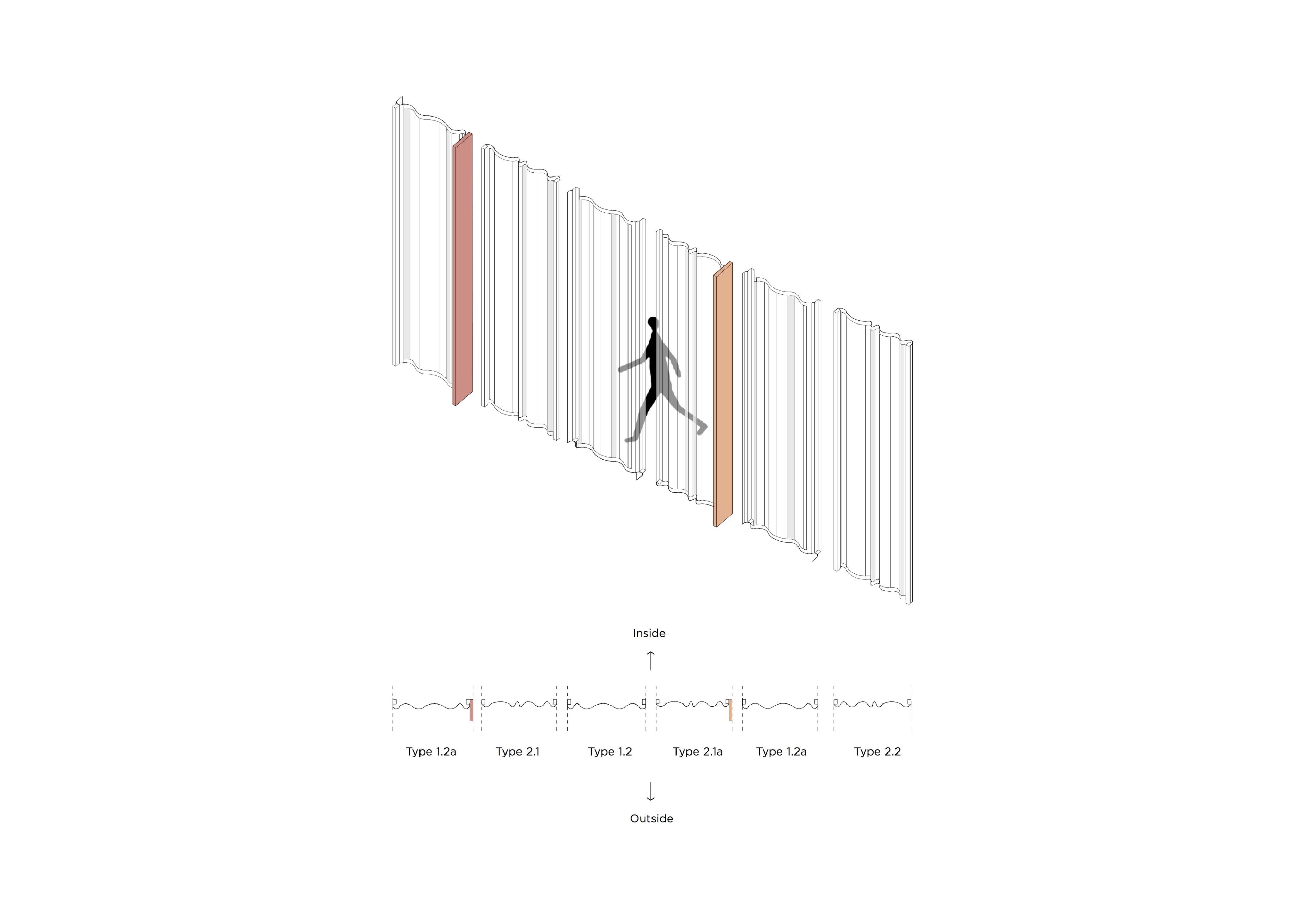 Facade study diagrams for Trinity Grammar School.