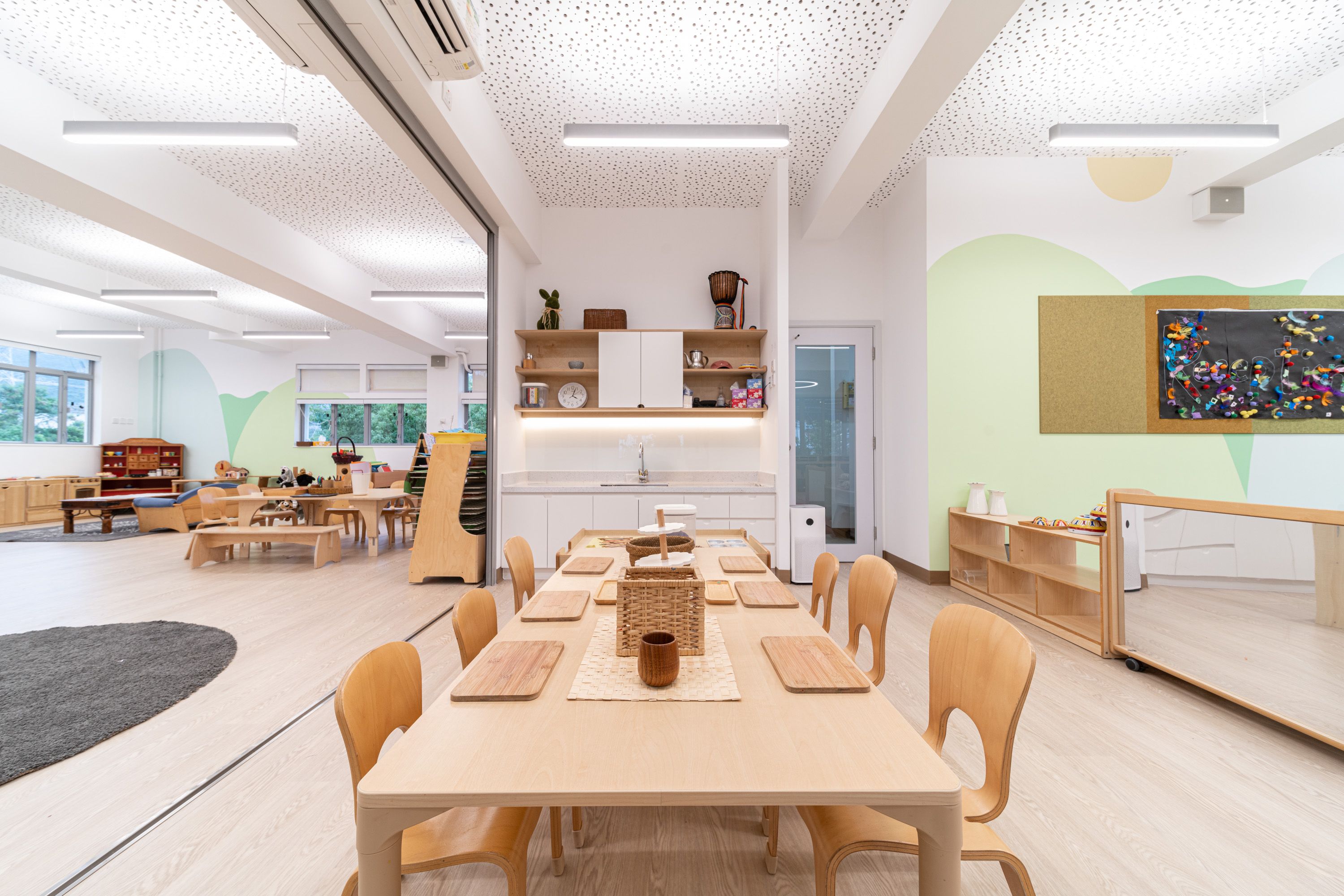 An interior shot of the ICHK Hong Lok Yuen Kindergarten.