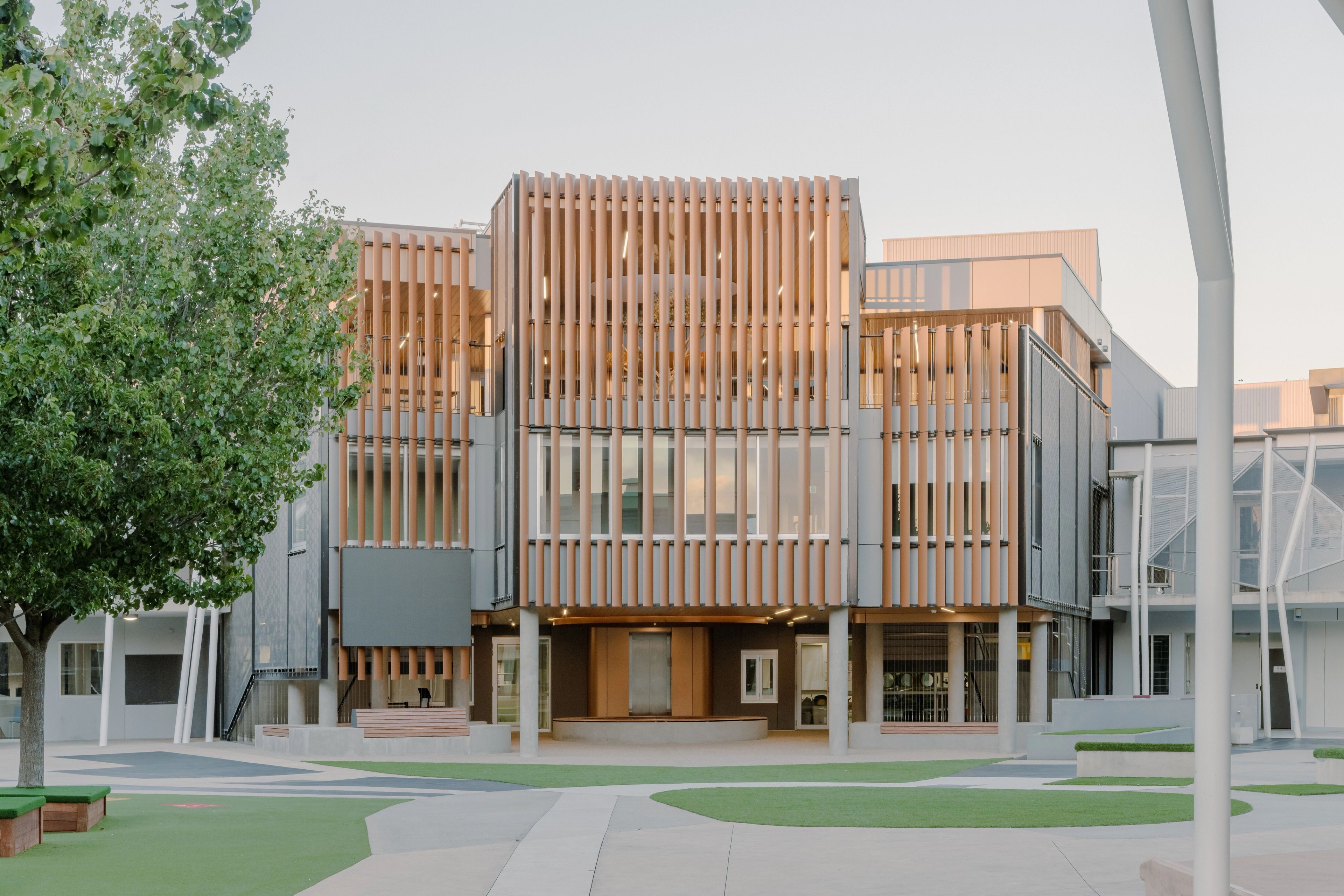 Front entrance of the Islamic College of Melbourne - Administration & Wellness Centre.