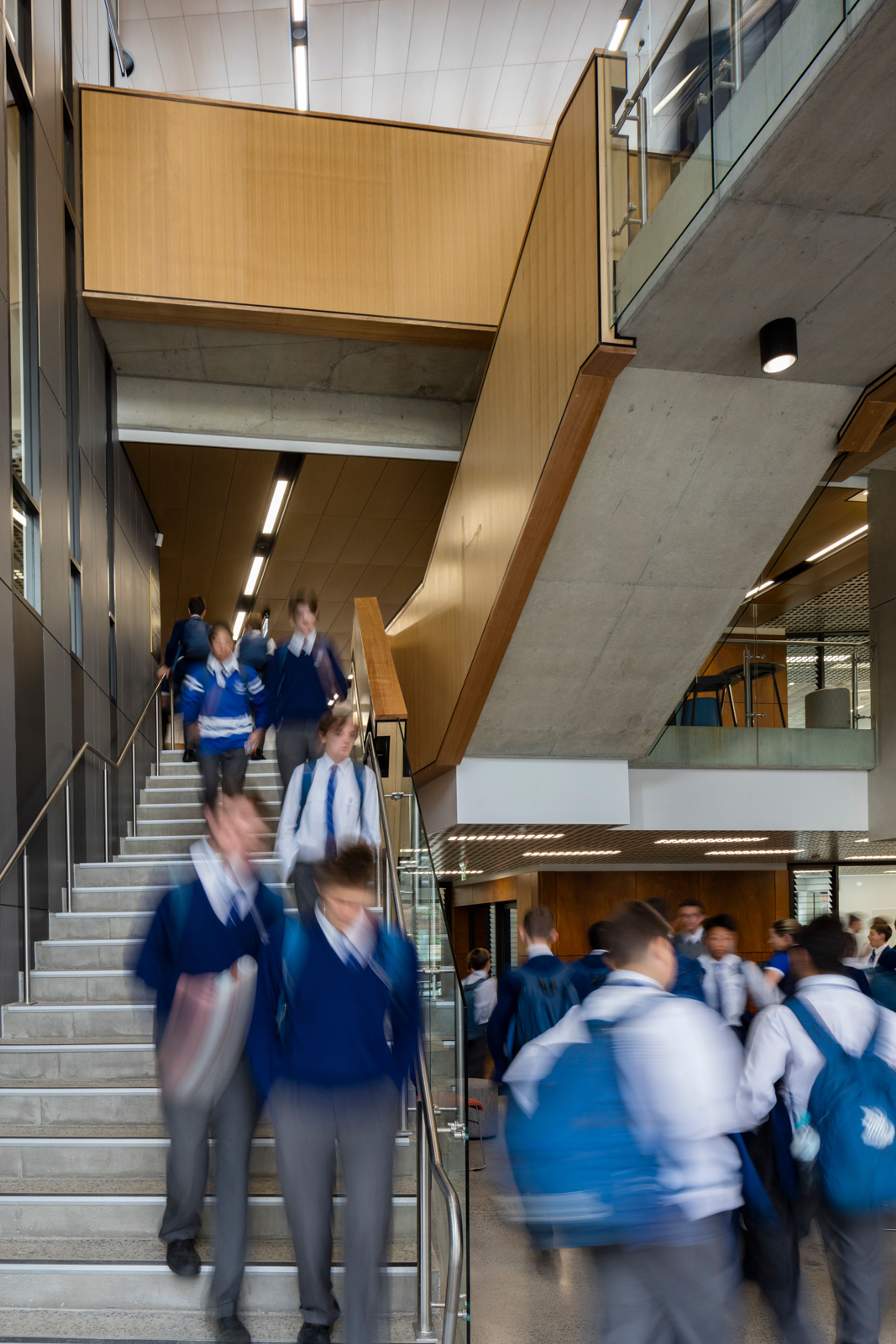 Stairwell of the Therry Building at St Ignatius' College.