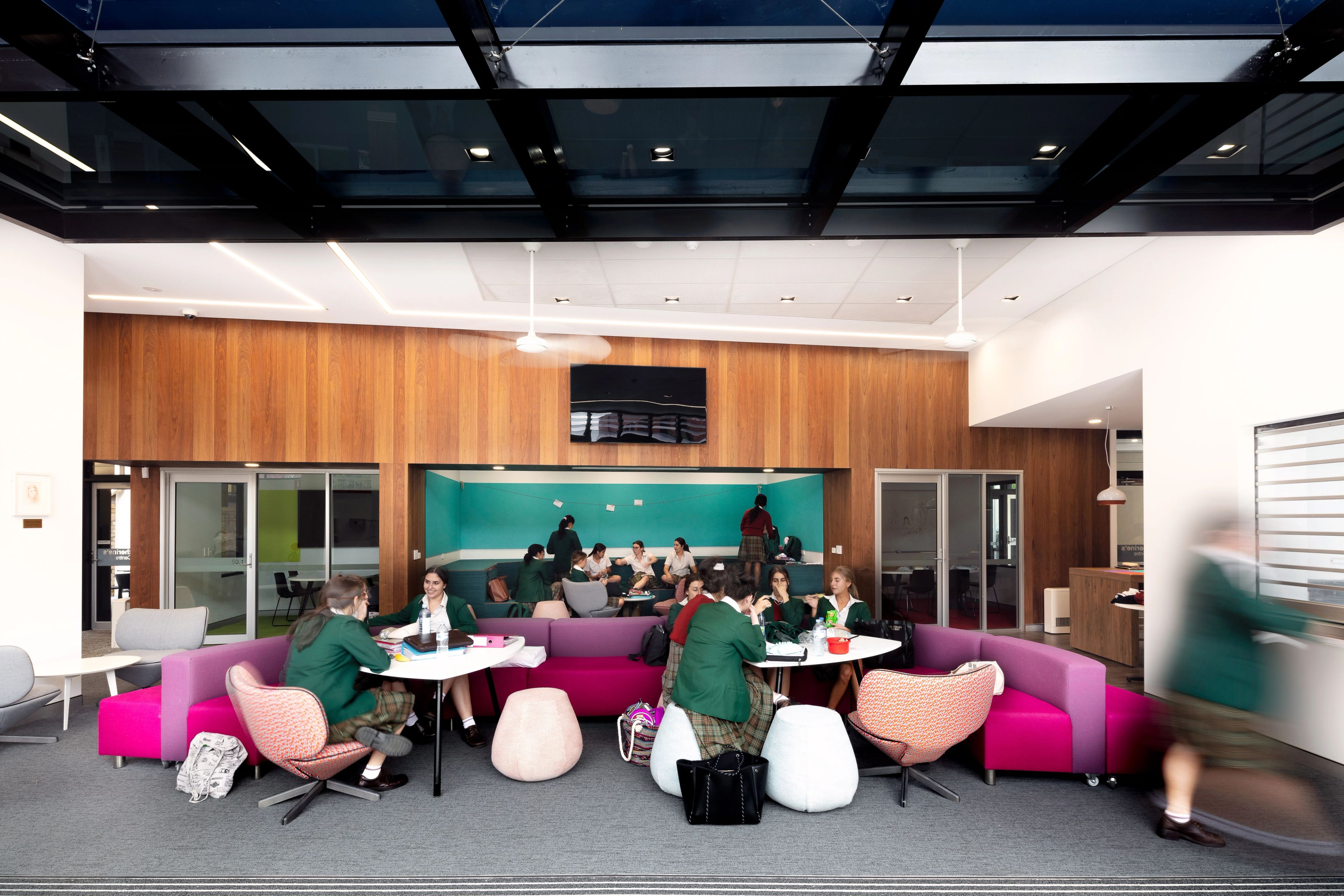 An interior shot of the Siena Senior Centre at Santa Sabina College.