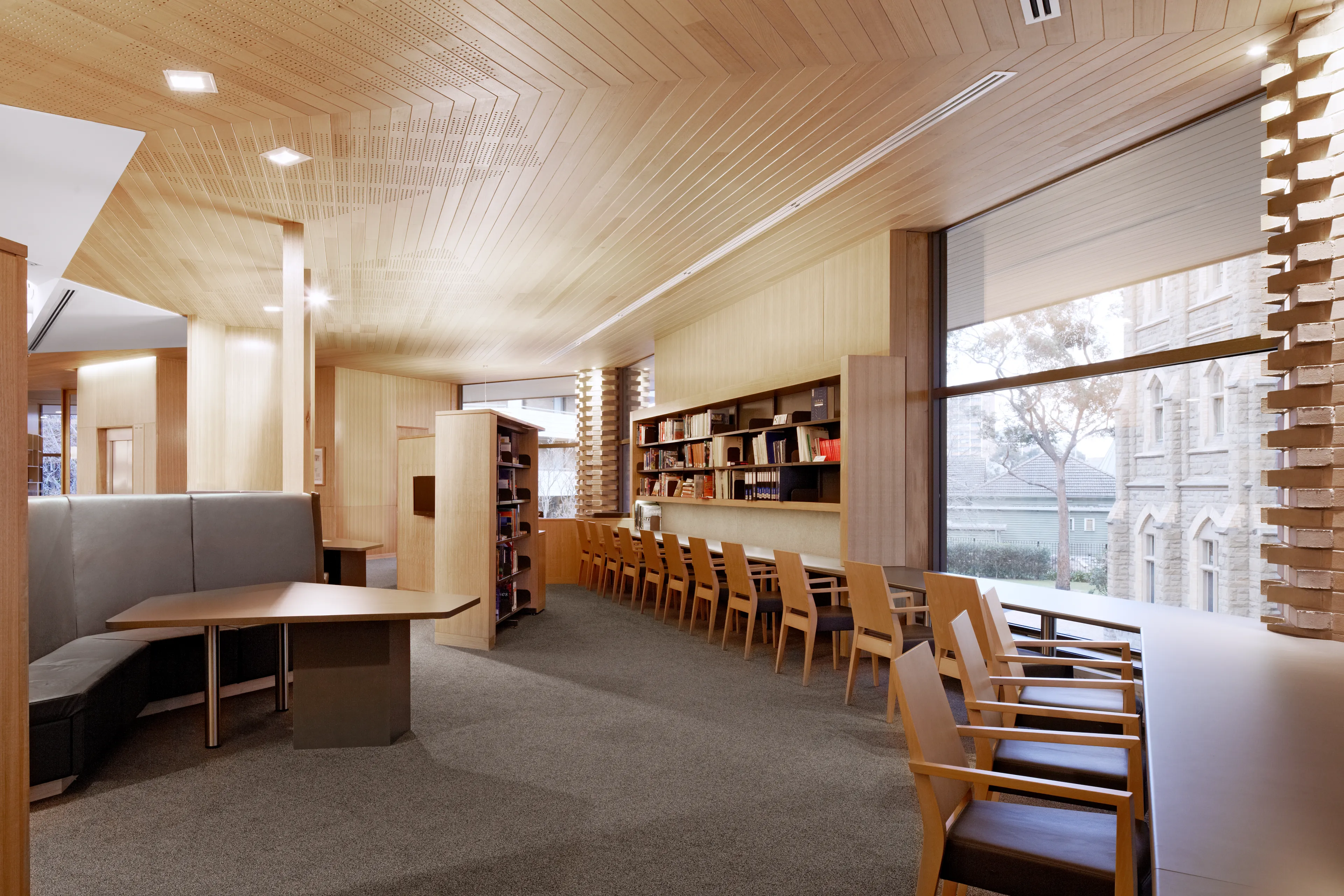 An interior shot of the Academic Centre at Ormond College.