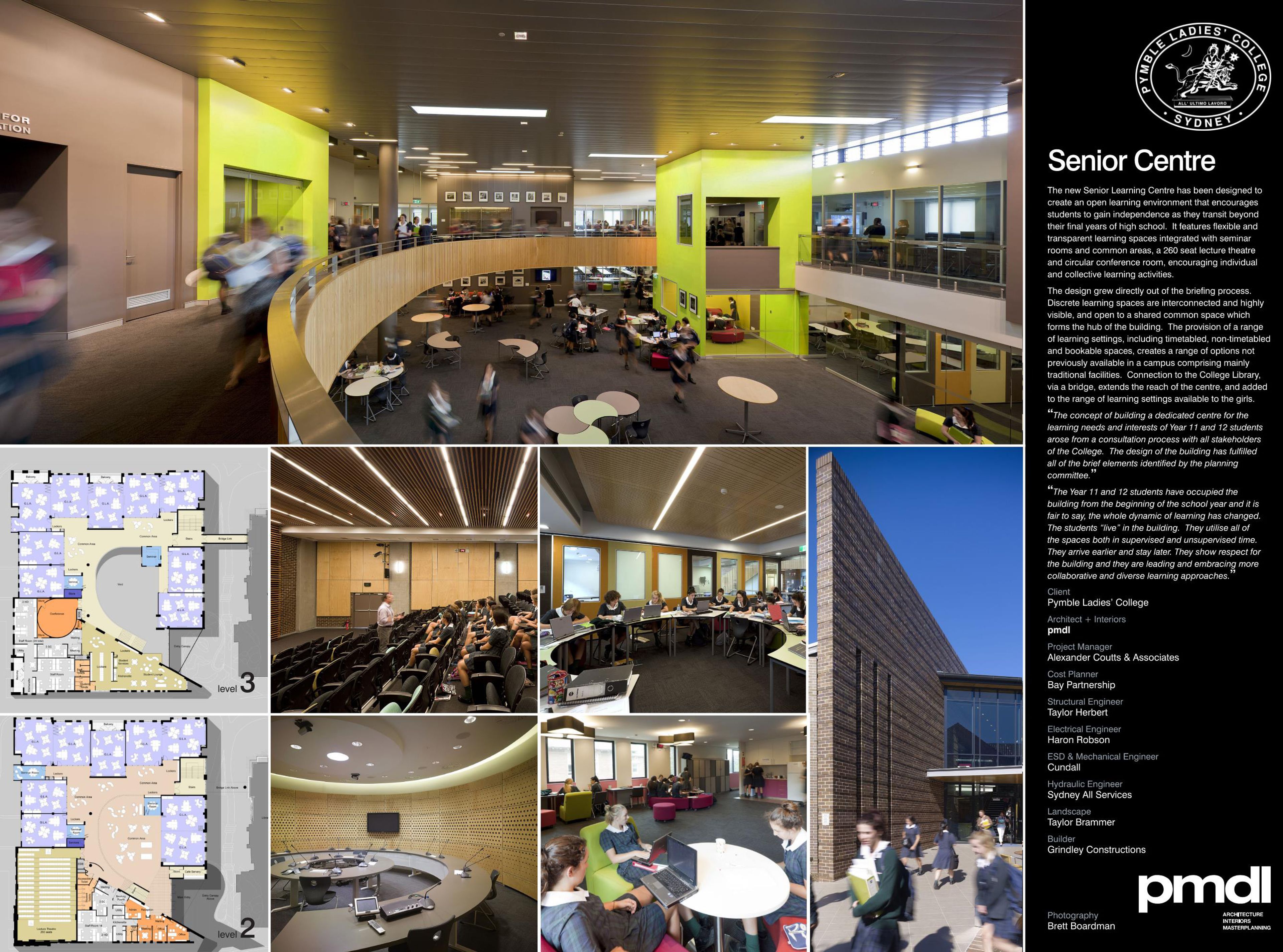 PMDL, 2011 CEFPI Award Board for Pymble Ladies' College Kate Mason Senior Centre