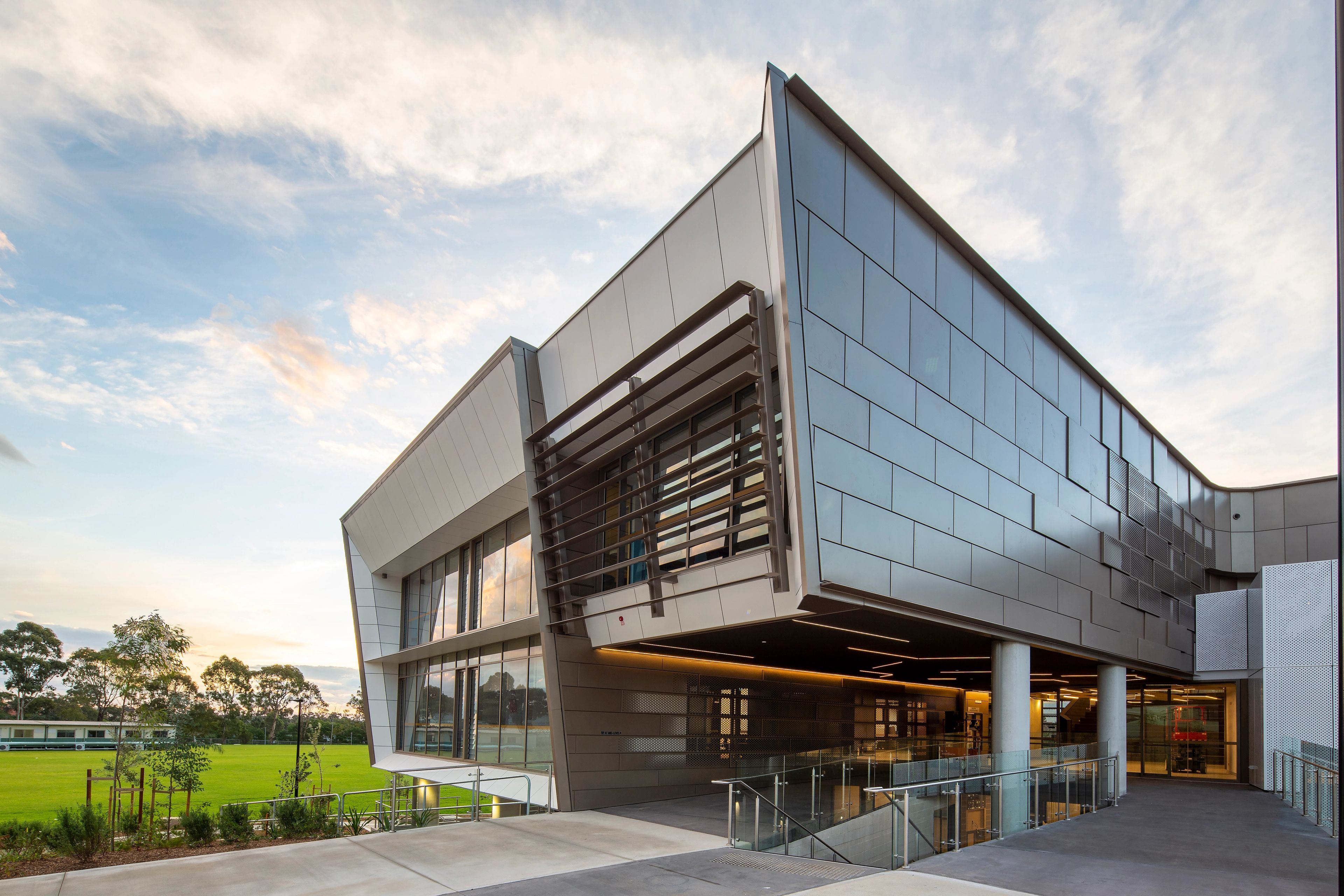Front entrance of the Branwhite Centre at William Clarke College.