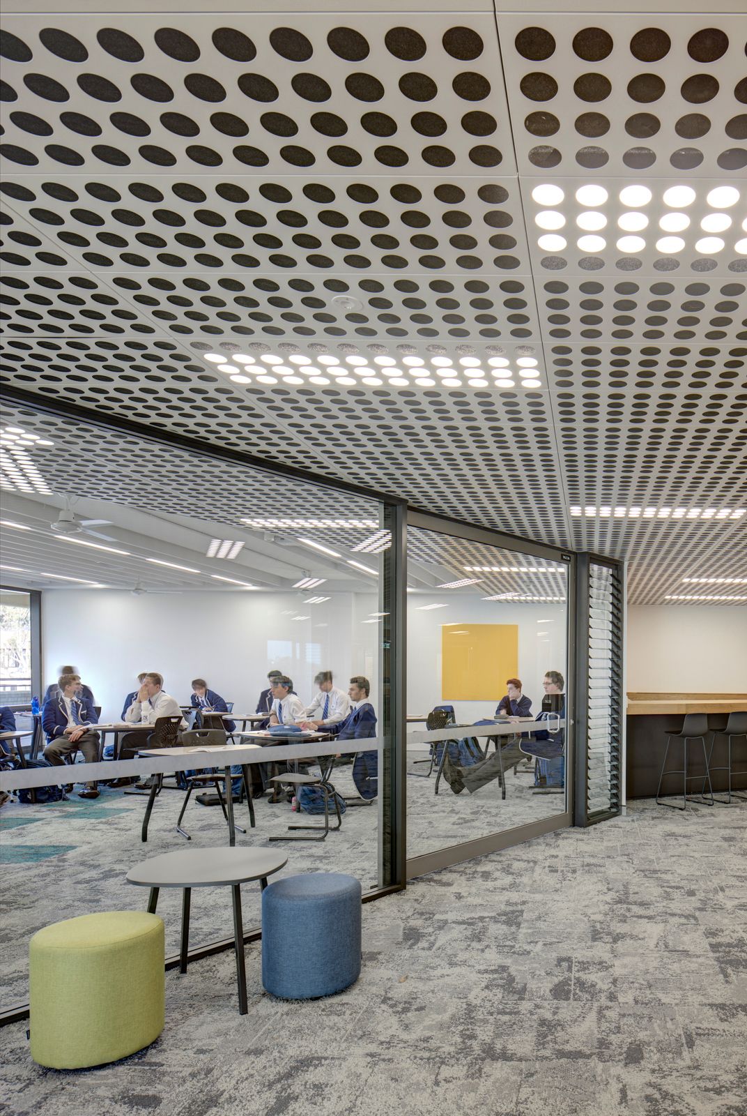 Classroom view of the Therry Building at St Ignatius' College.