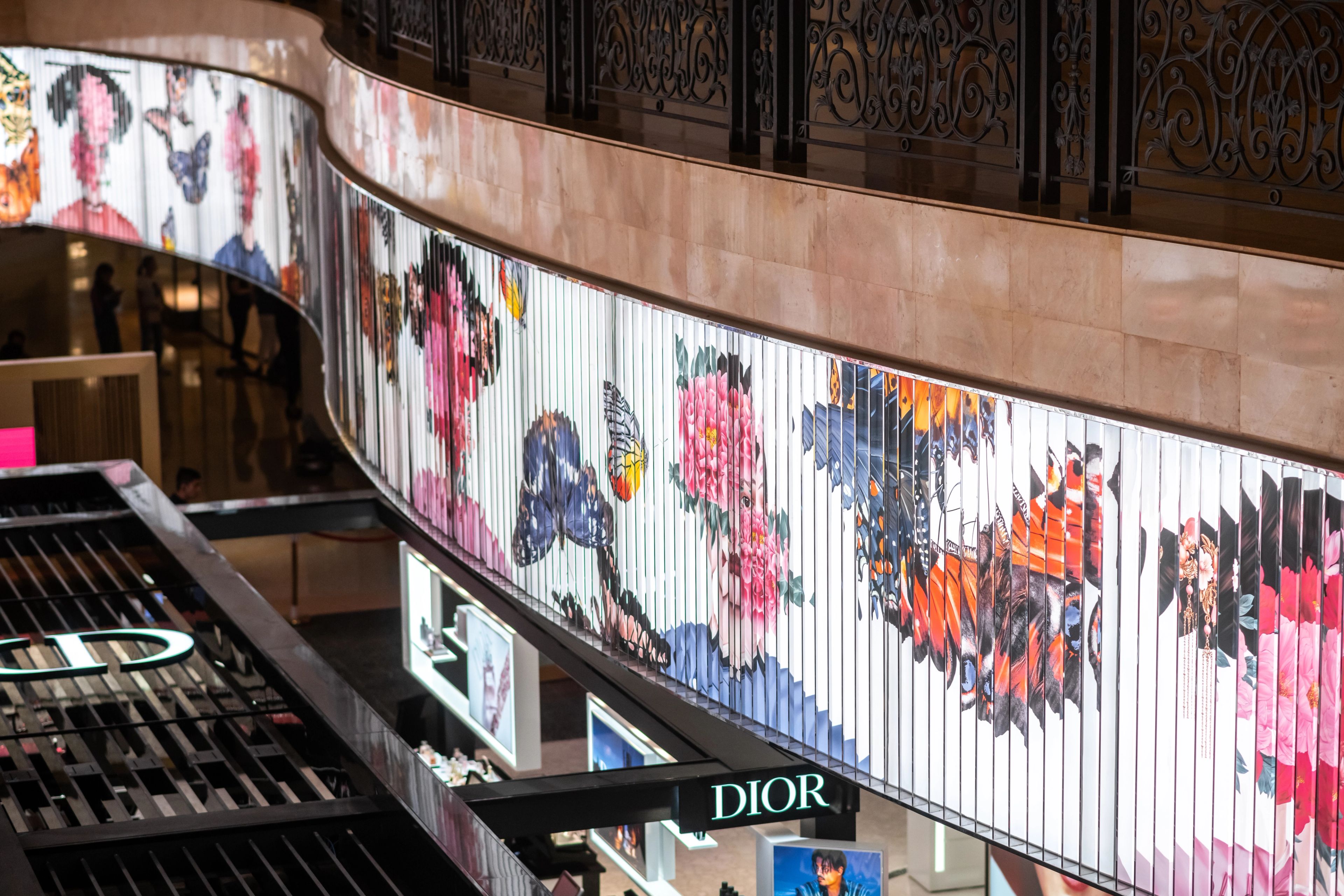 An interior shot of DFS T Galleria Beauty Hall at Four Seasons Macau.