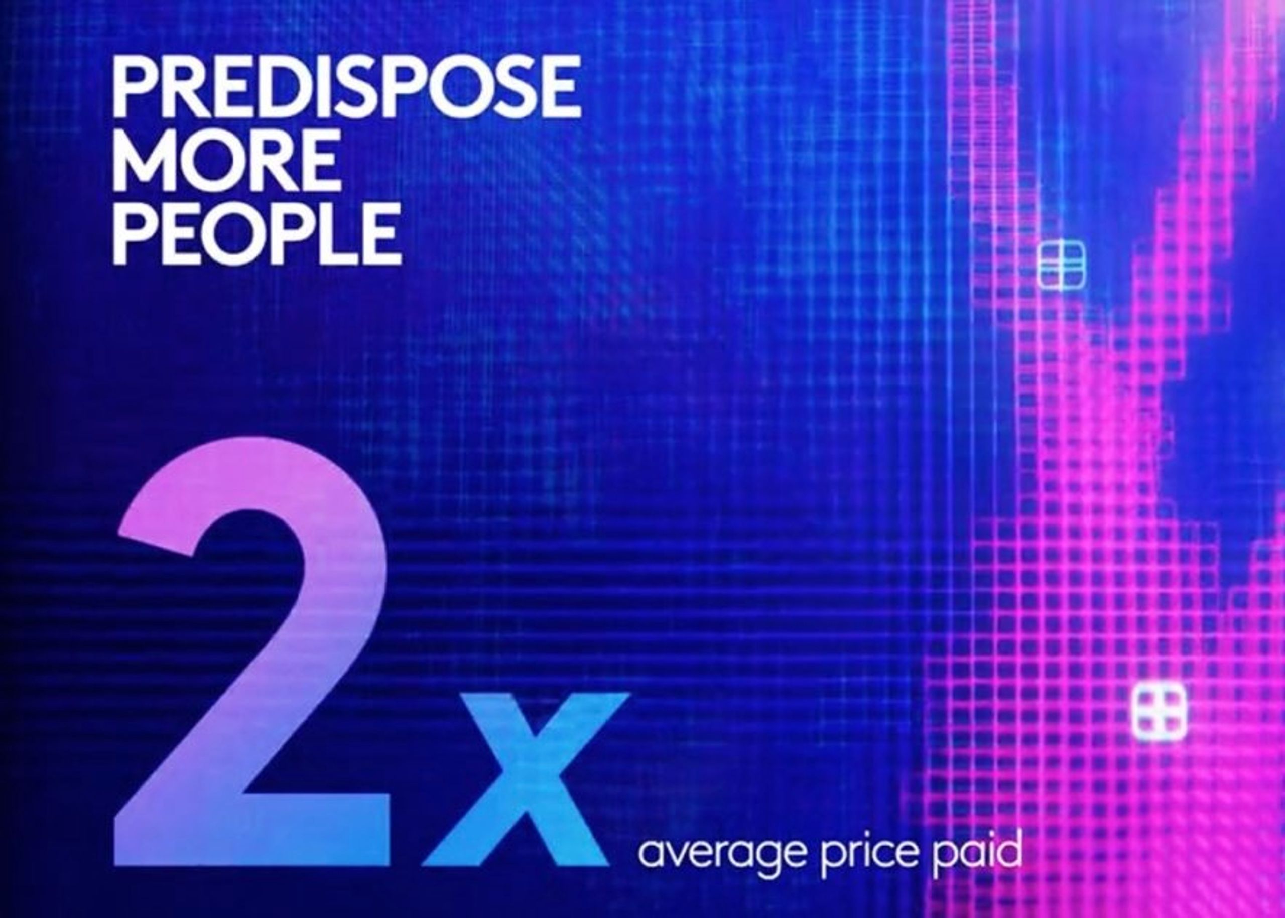 Bilde med teksten: Predispose more people