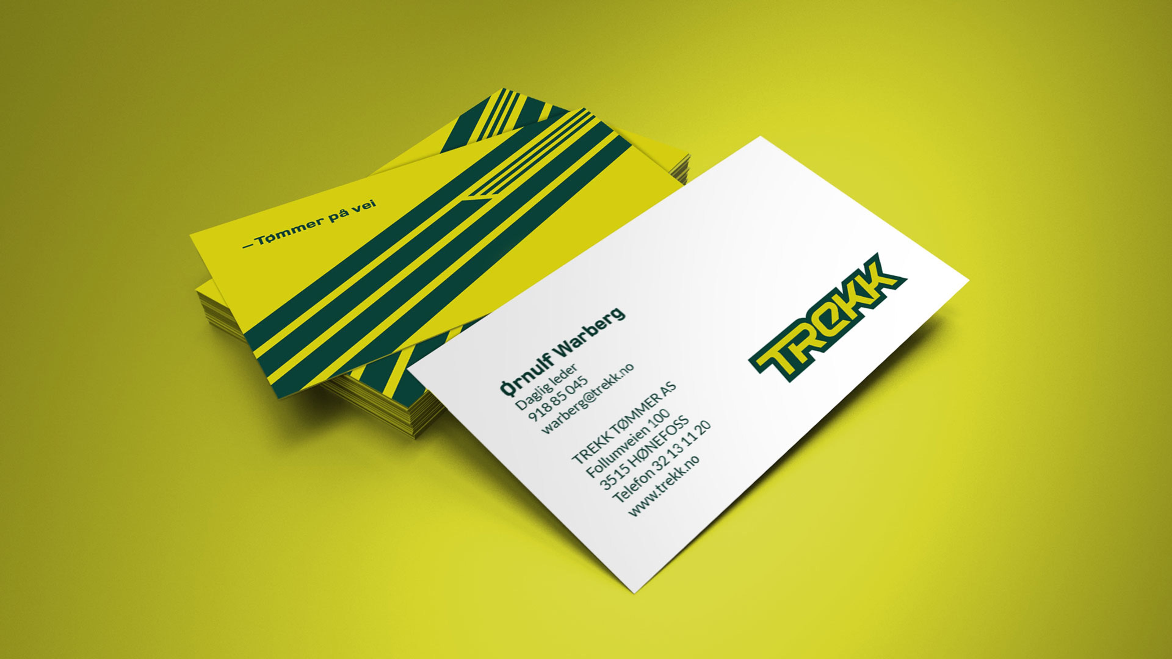 Trekk tømmer AS visittkort