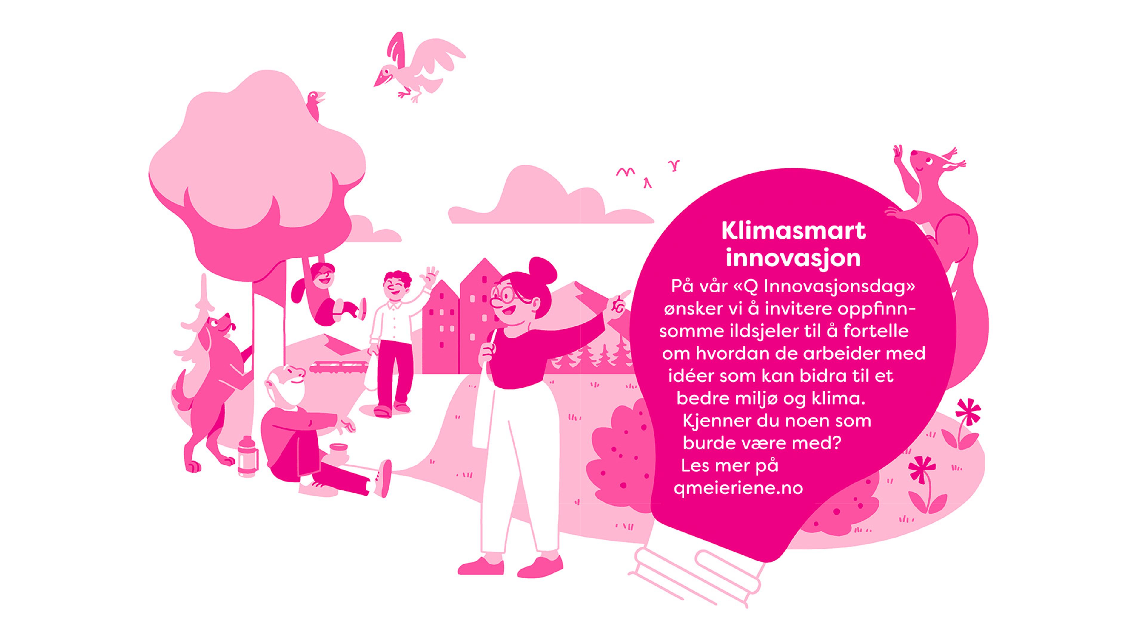 Illustrasjon av klimasmart innovasjon