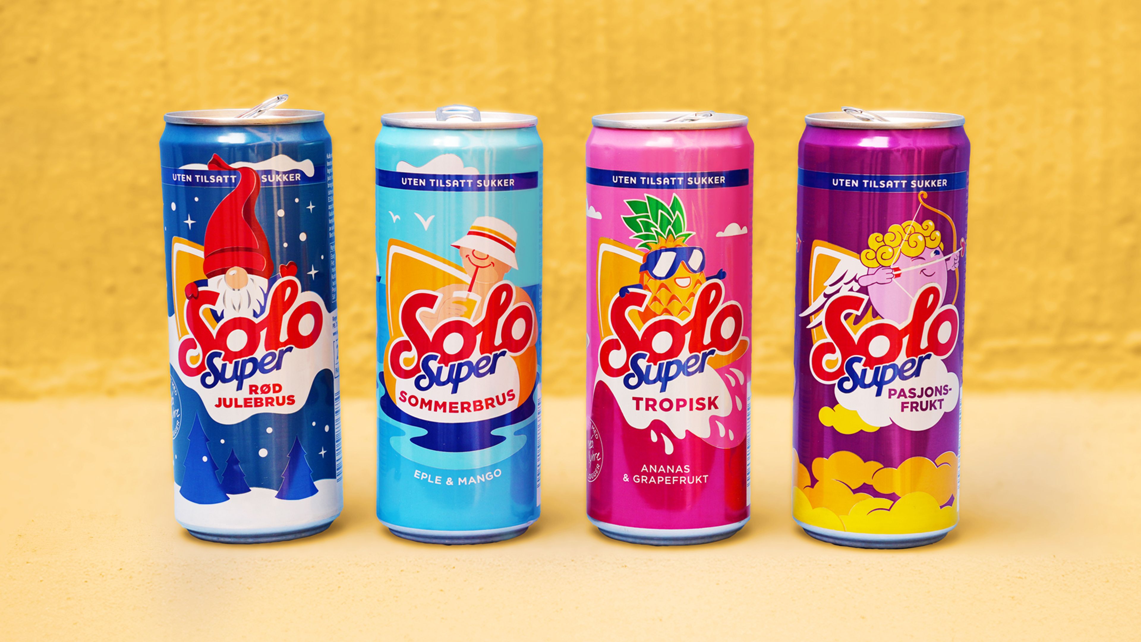 4 bokser Solo Super med nytt design