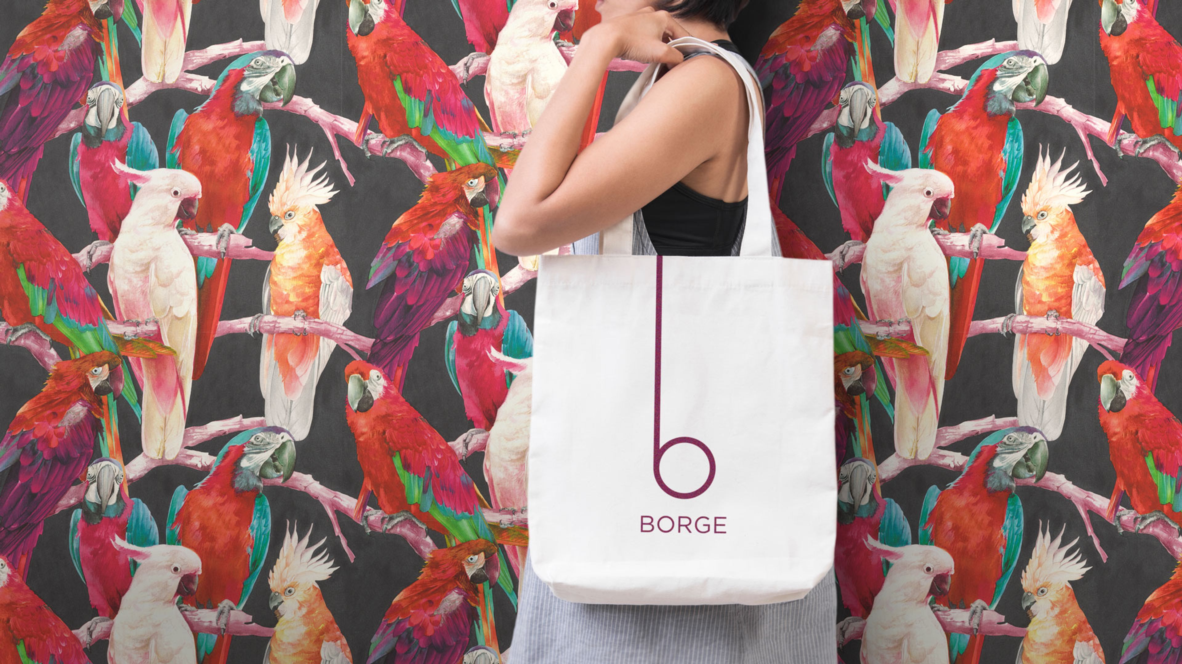 Merkevaren Borge tapet