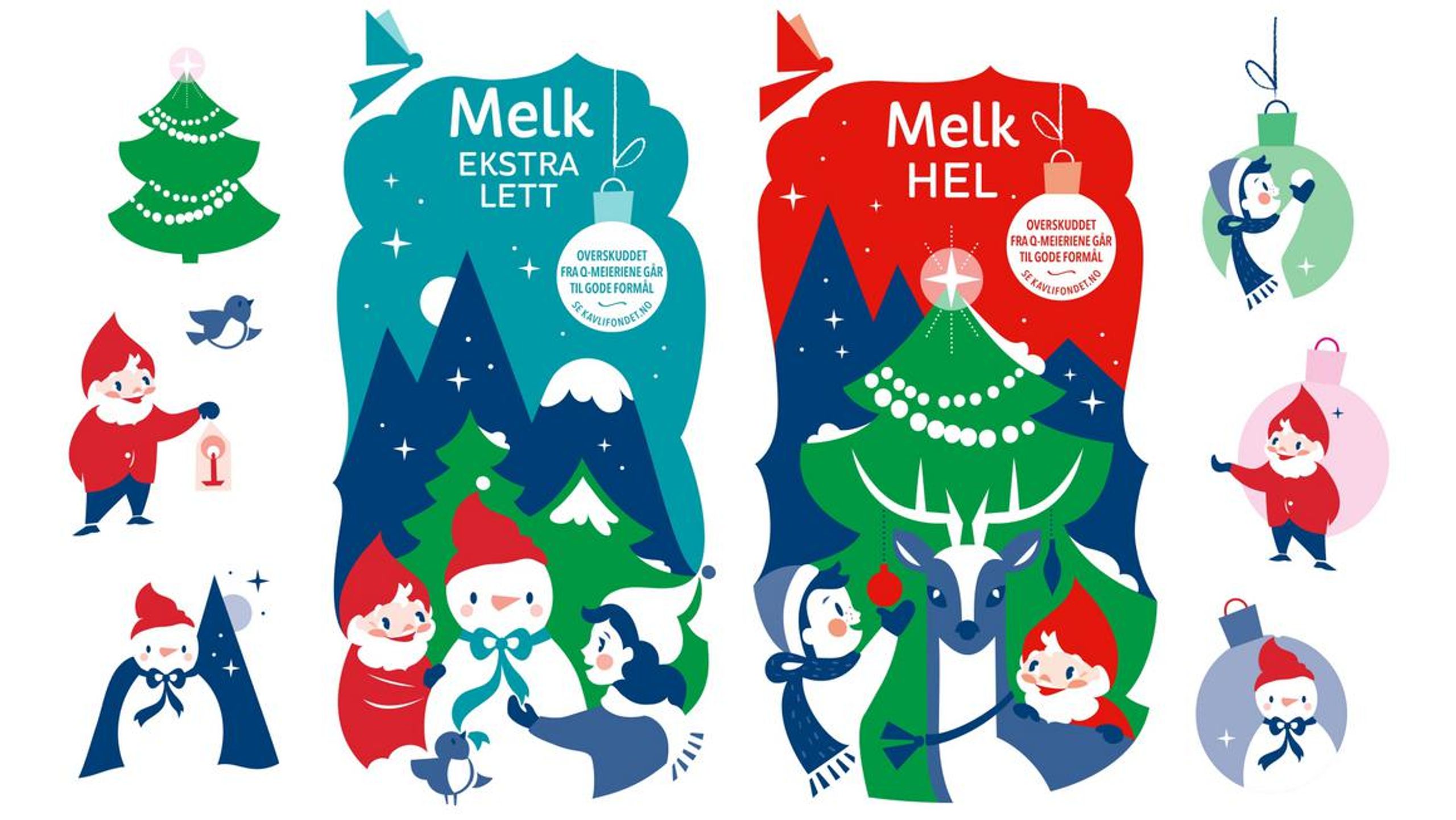 illustrasjoner julemelken 2015