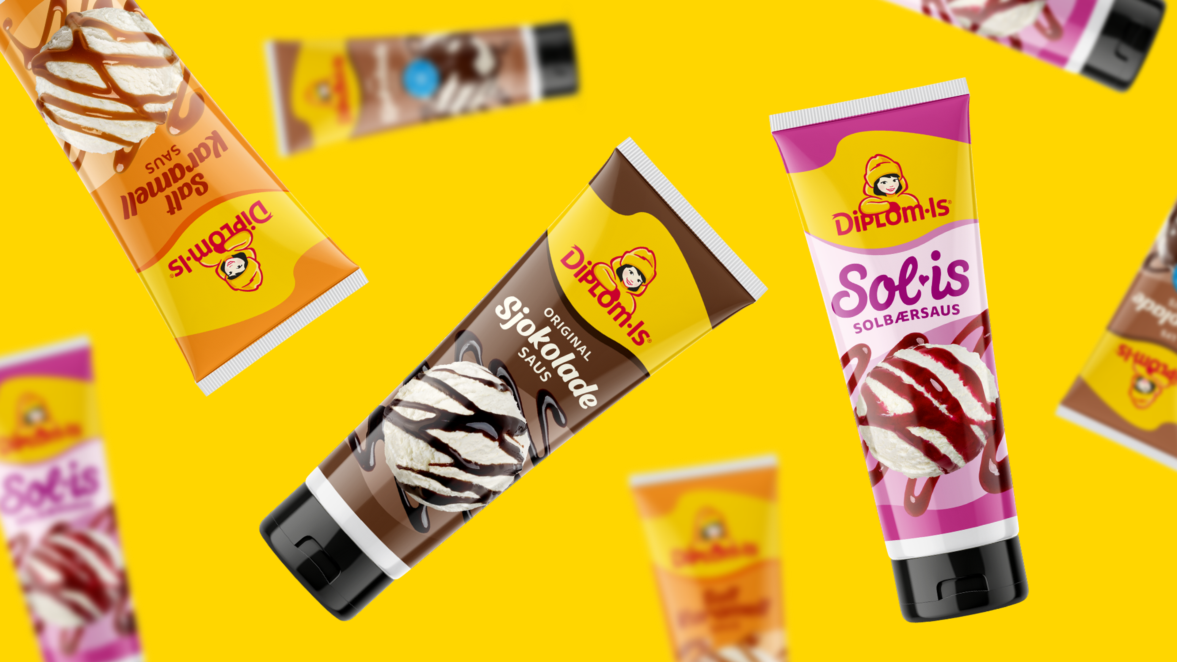 Bilde av pakningsdesign Diplom-Is sauser