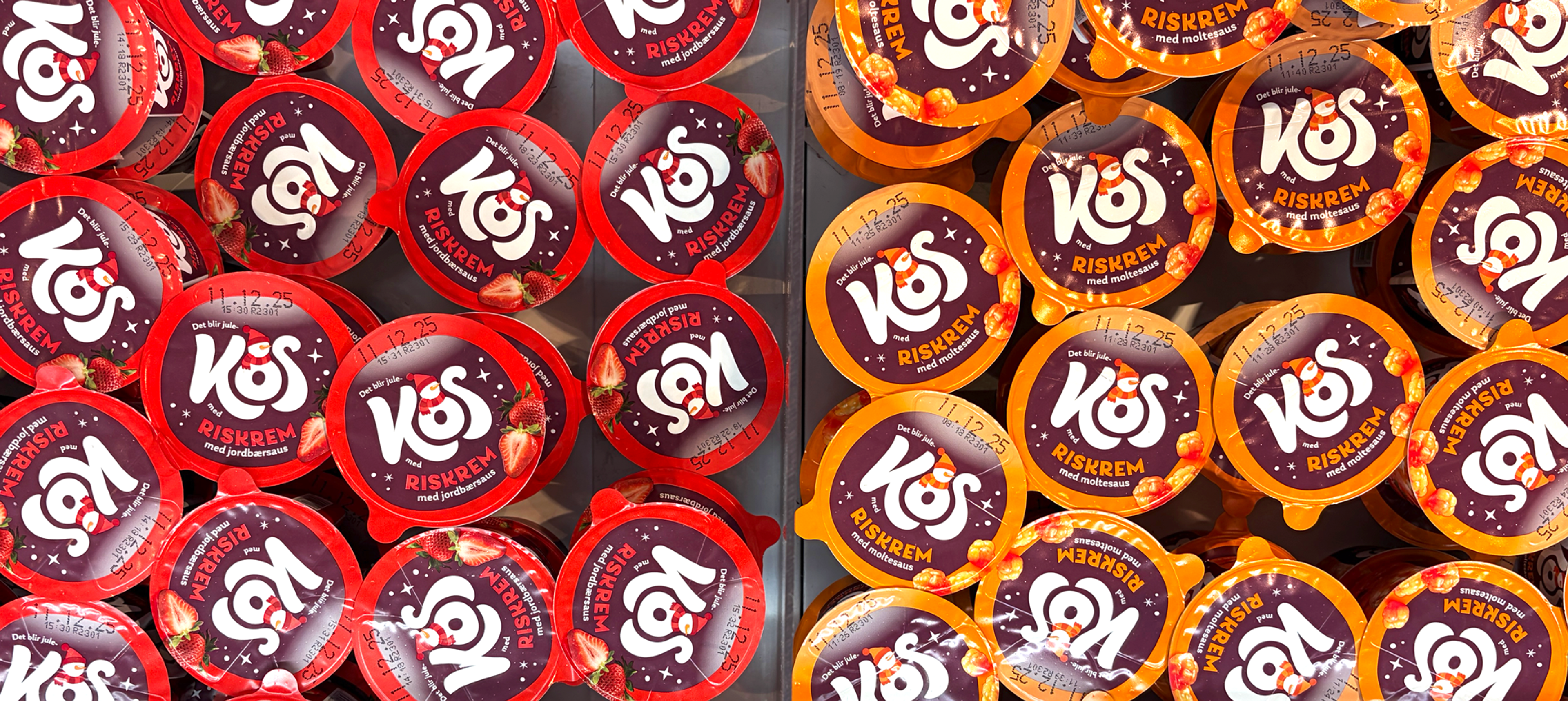 Kos branddesign av lokk på pakning