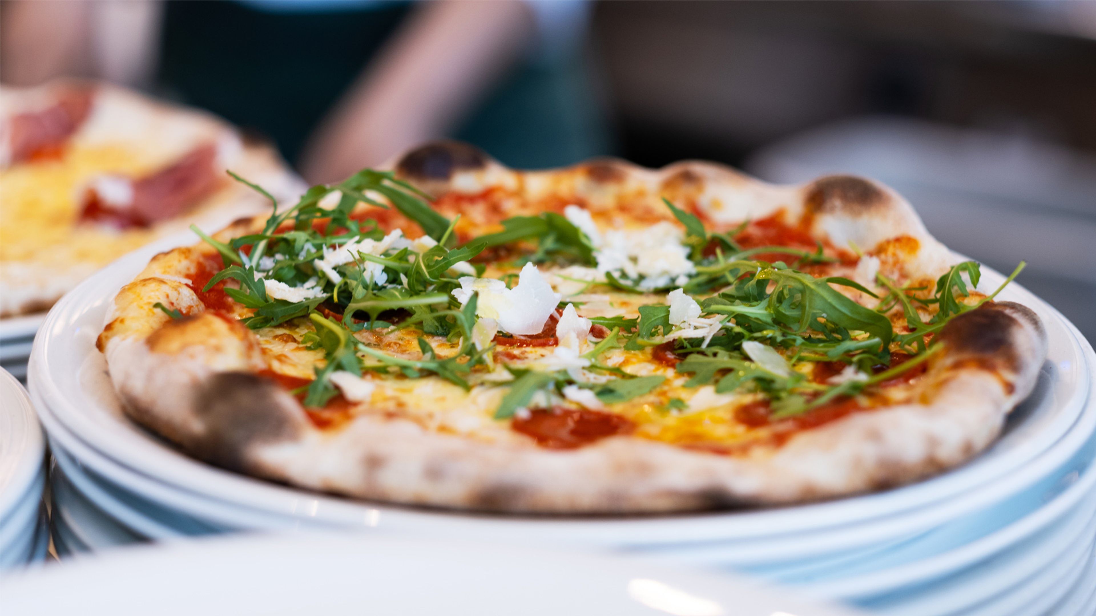 Bilde av pizza servert i retailkonseptet Tavolare