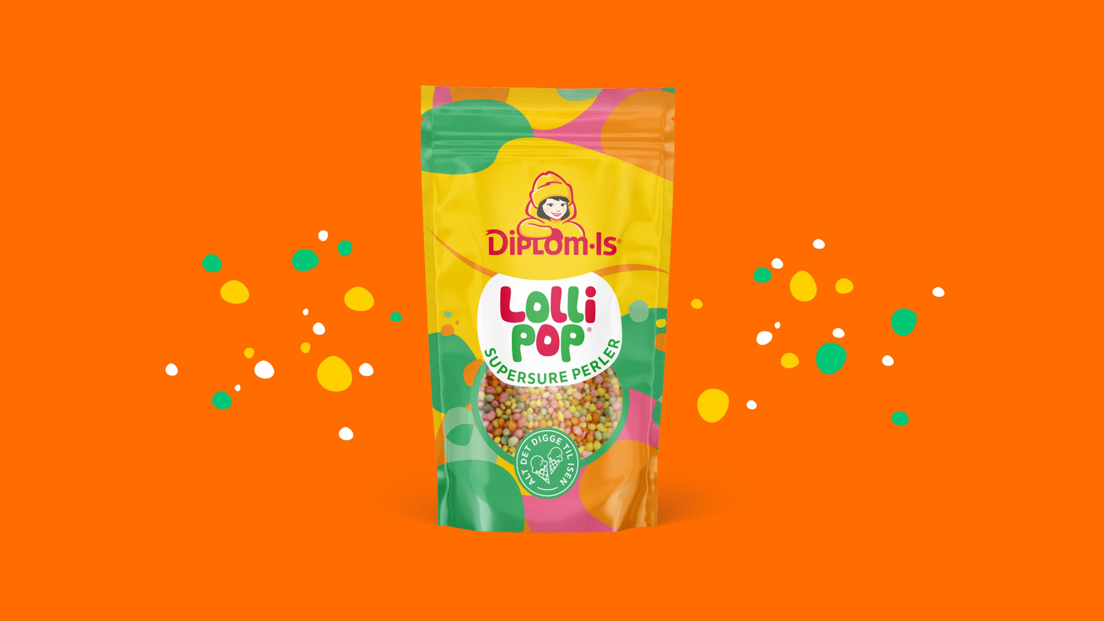 Bilde av pakningsdesign Diplom-Is Lolli pop tilbehør