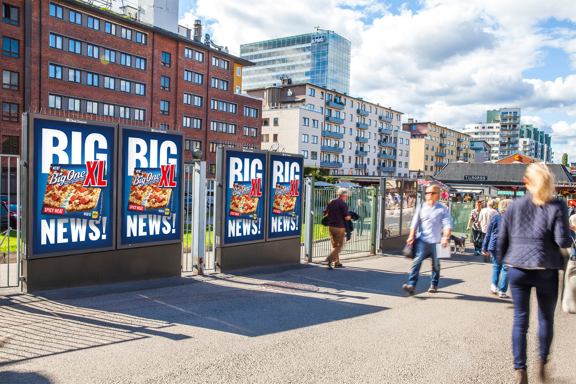 BigOne utendørsreklame på Majorstua