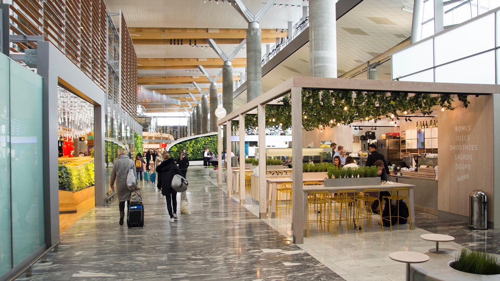 Oslo lufthavn haven retaildesign