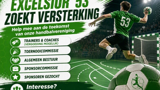 💚 Excelsior '53 zoekt versterking! 💚