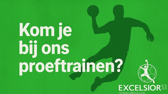 Proeftrainen bij Excelsior