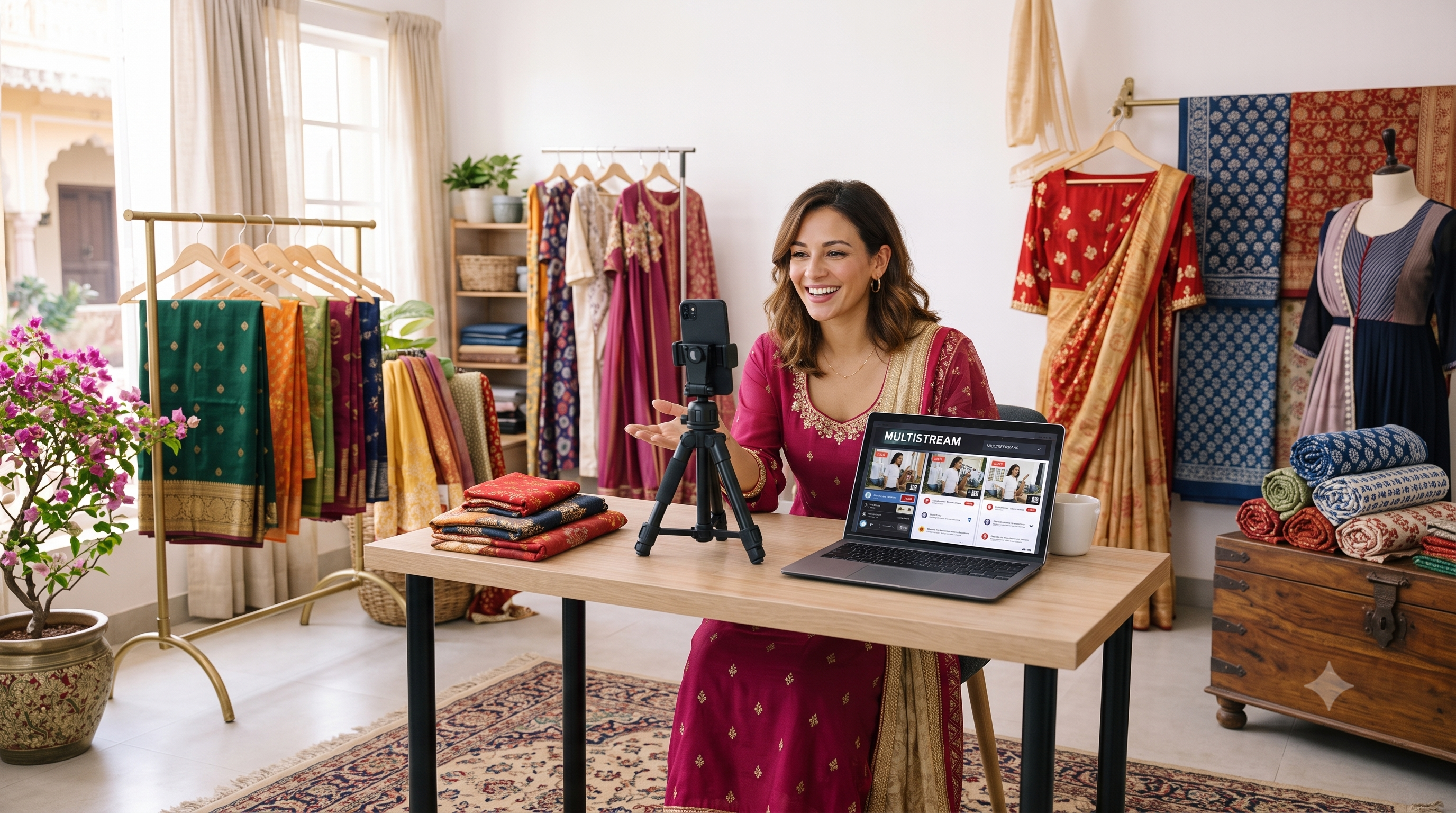 multi-streaming live selling